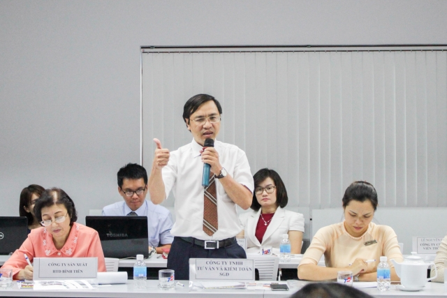 Phát biểu góp ý của Ông Nguyễn Công Hiệp, Giám đốc Công ty TNHH kiểm toán và tư vấn SGD