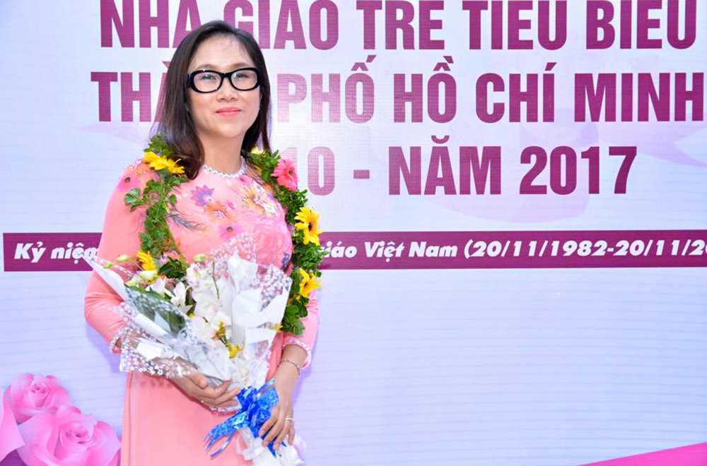 The first Vietnamese female Ph.D. holder received a USPTO patent