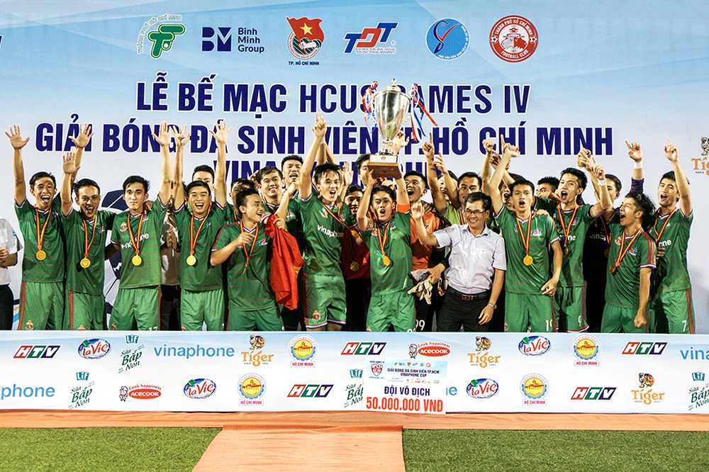 Ton Duc Thang University won Ho Chi Minh City Student Football Championship