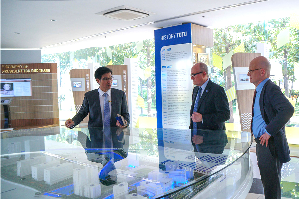 Georgia State University (US) visited and worked with Ton Duc Thang University
