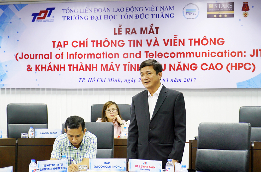 Ton Duc Thang University  introduces the Journal of Information and Telecomunications (JIT) and High  Performance Computing (HPC)