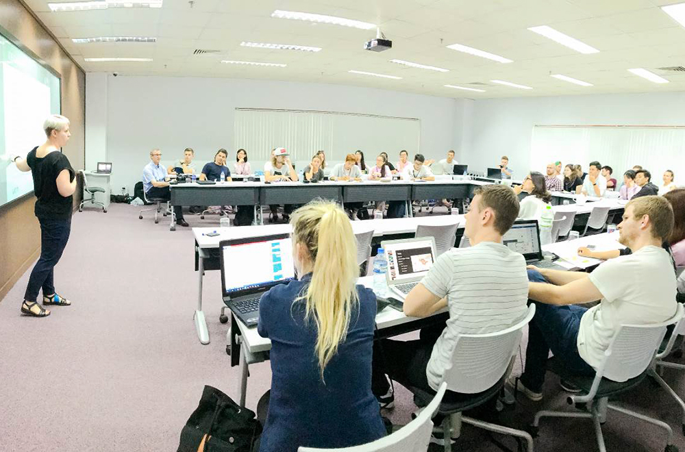 Sinh viên Đại học Bắc Đan Mạch học “Quản trị công nghệ xuất khẩu” tại Đại học Tôn Đức Thắng 
