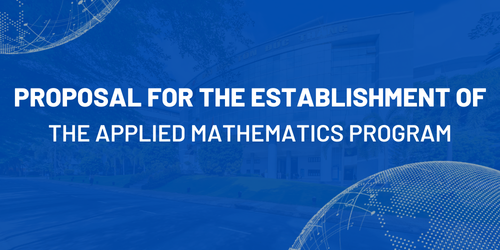 Proposal for establishing the Applied Mathematics program