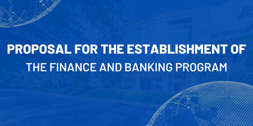 Proposal for establishing the Finance and Banking program