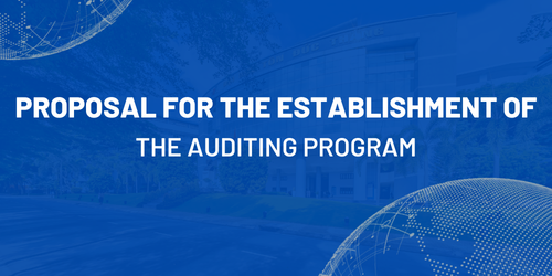 Proposal for the establishment of the auditing program