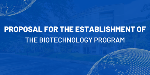 Proposal for establishing the Biotechnology program